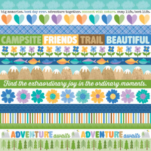 Bella Boulevard Adventure Awaits 12X12 Borders