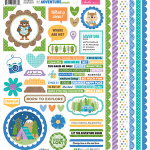 Bella Boulevard Adventure Awaits Doohickey Cardstock Stickers