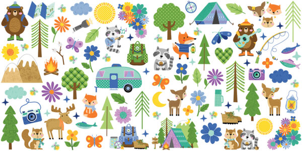 Bella Boulevard Adventure Awaits Ephemera Icons