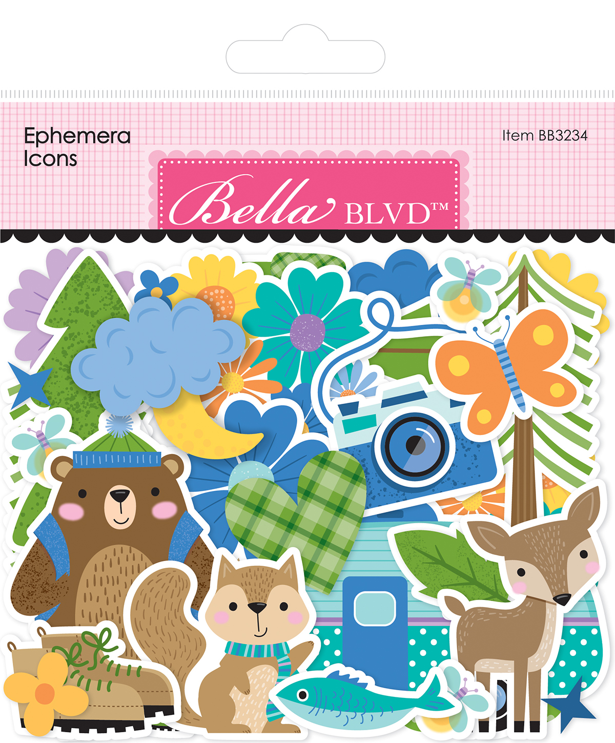 Bella Boulevard Adventure Awaits Ephemera Icons