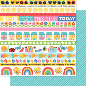 Bella Boulevard Walking On Sunshine 12X12 Sunshine Borders
