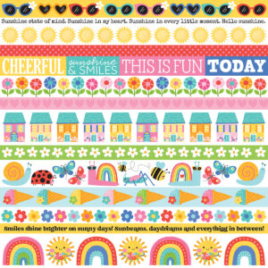 Bella Boulevard Walking On Sunshine 12X12 Sunshine Borders