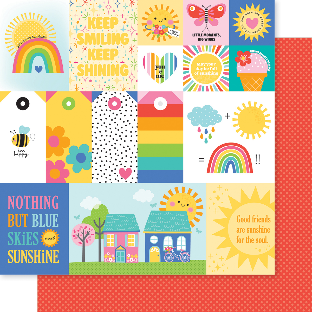 Bella Boulevard Walking On Sunshine 12X12 Daily Details