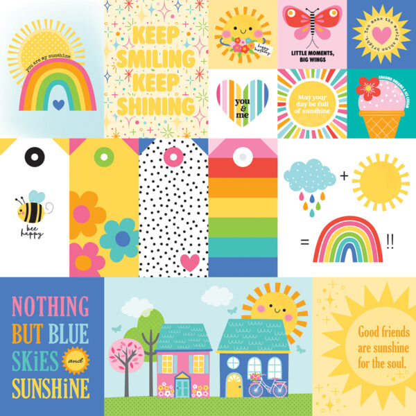 Bella Boulevard Walking On Sunshine 12X12 Daily Details