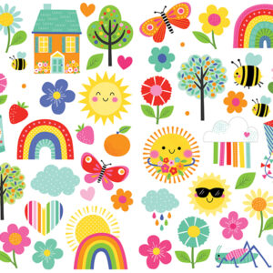 Bella Boulevard Walking On Sunshine Ephemera Icons