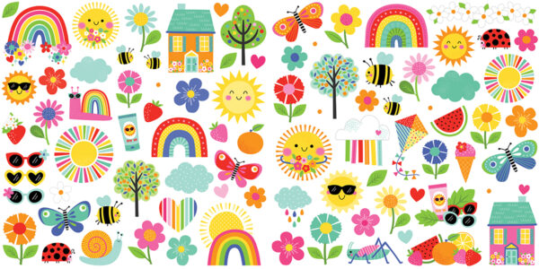 Bella Boulevard Walking On Sunshine Ephemera Icons