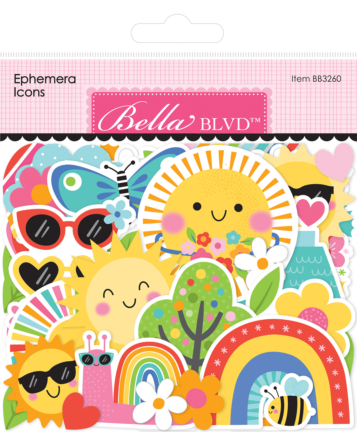 Bella Boulevard Walking On Sunshine Ephemera Icons
