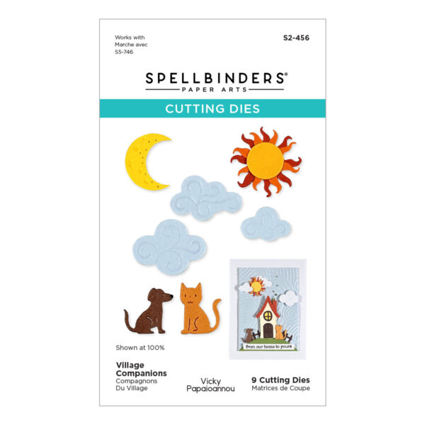 Spellbinders Village Companions Etched Dies By Vicky Papaioannou