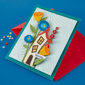 Spellbinders Whimsical Skies 3D Embossing Folder By Vicky Papaioannou