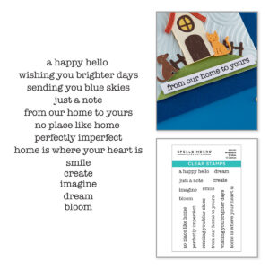 Spellbinders Whimsical Wishes Clear Stamp Set By Vicky Papaioannou