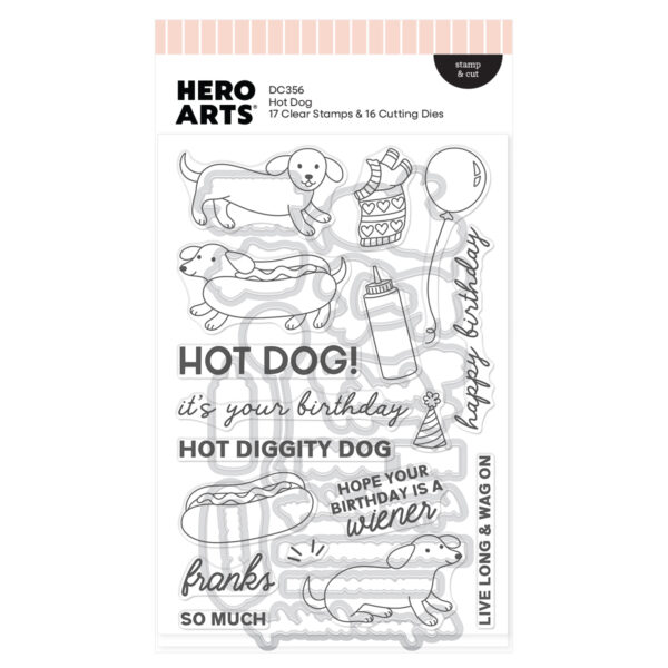 Hero Arts Hot Dog Stamp & Cut