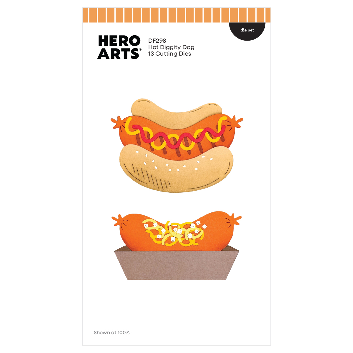 Hero Arts Hot Diggity Dog Die Set