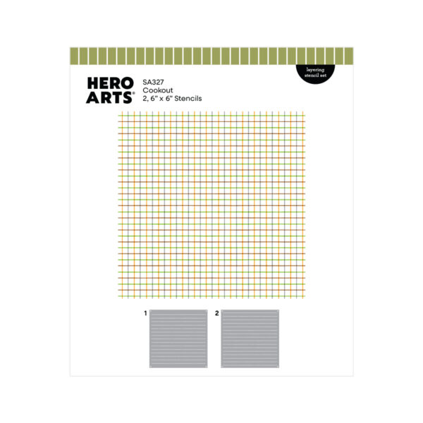 Hero Arts Cookout Layering Stencil Set