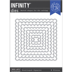 Hero Arts Infinity Scalloped Square
