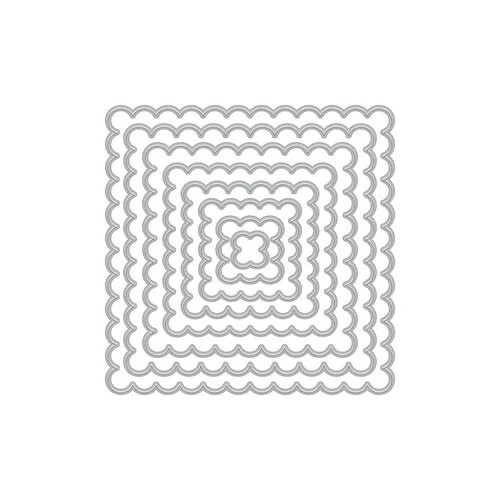 Hero Arts Infinity Scalloped Square