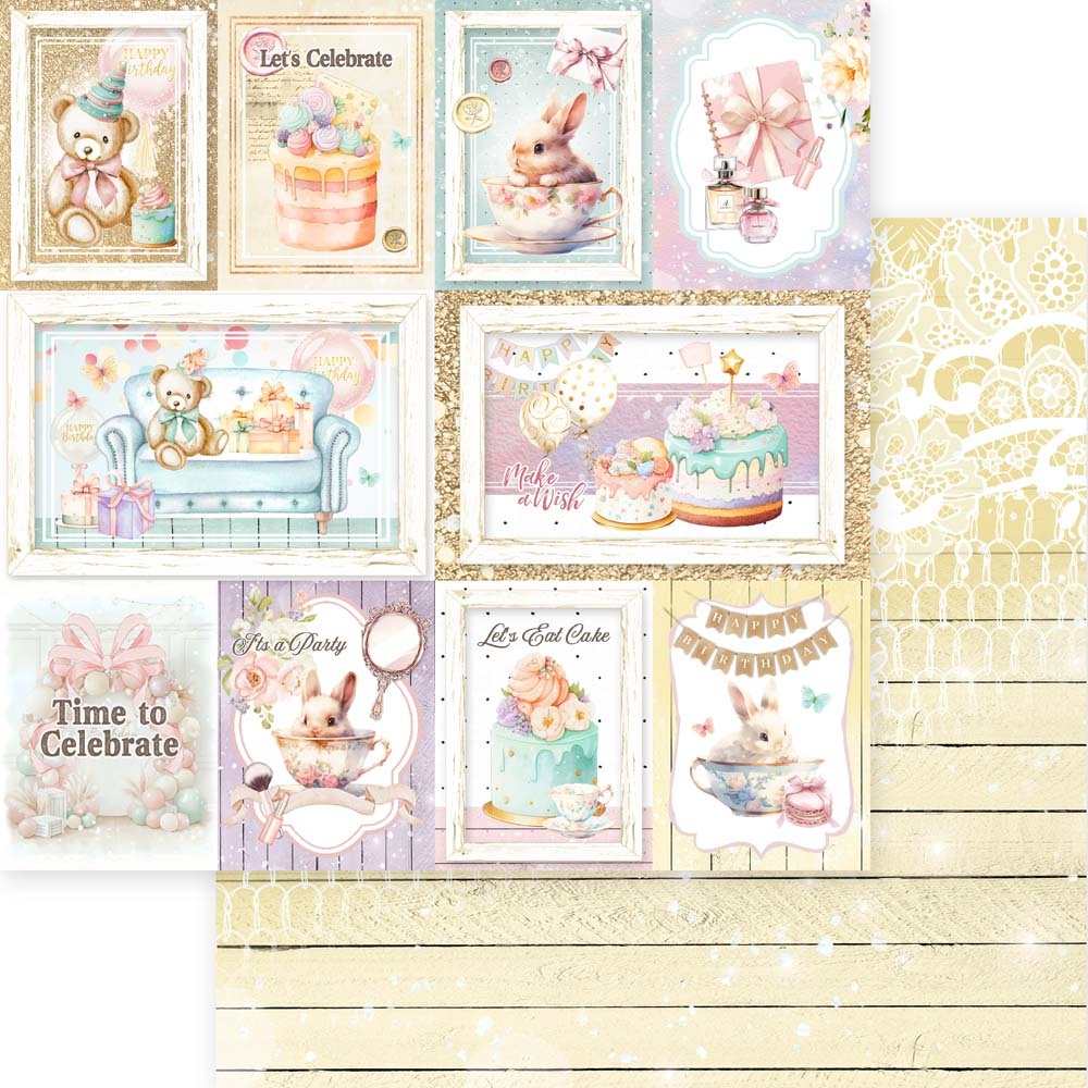 Memory Place 12X12 Happy Birthday Let's Celebrate