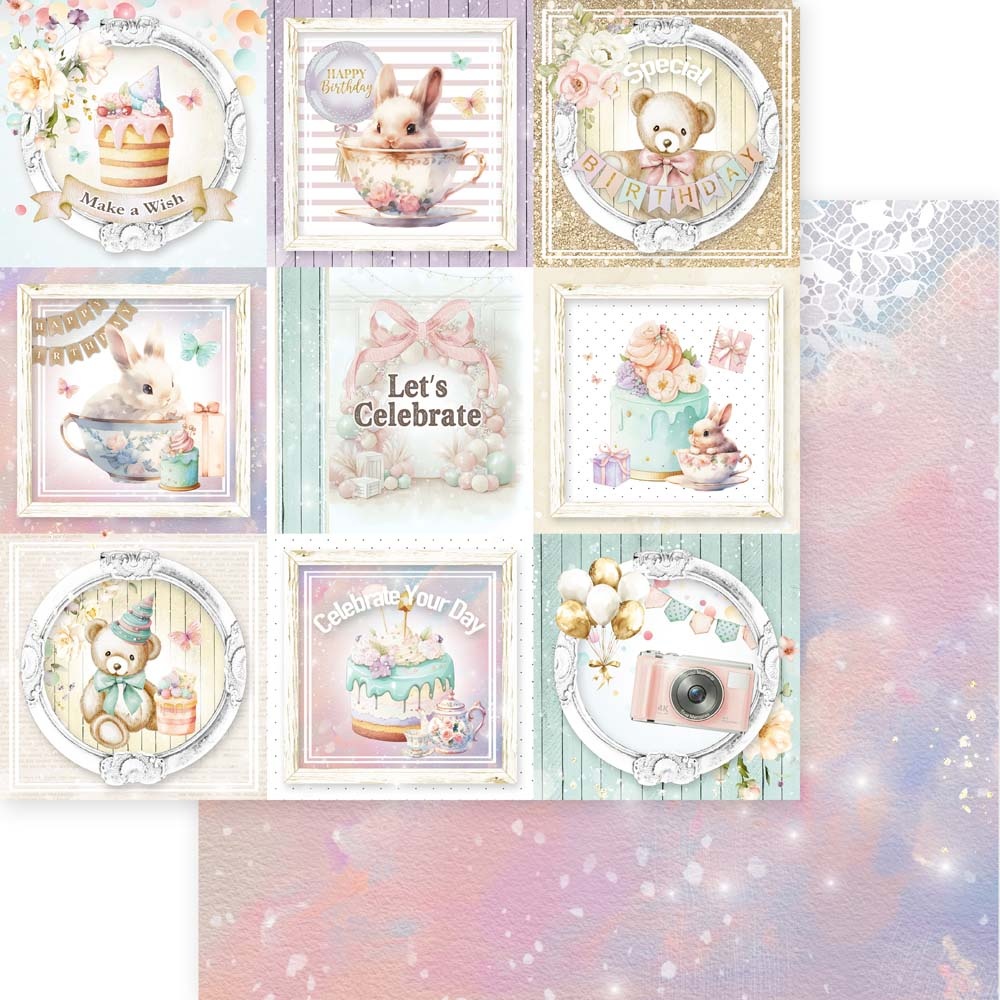 Memory Place 12X12 Happy Make A Wish
