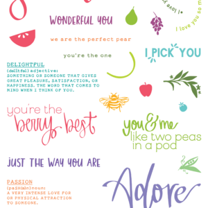 LDRS Stamp Naturally Sweet Collage
