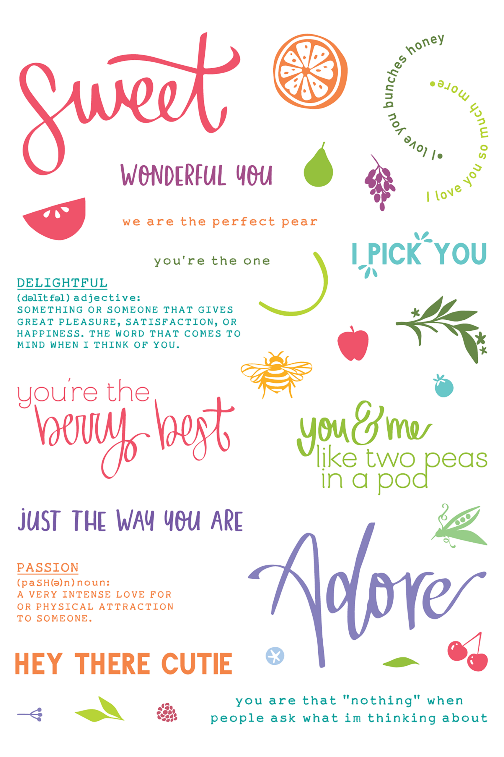 LDRS Stamp Naturally Sweet Collage