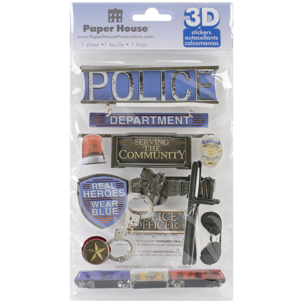 PAPER HOUSE 3D POLICE