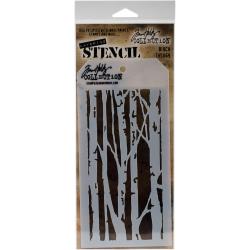 STAMPERS ANONYMOUS TIM HOLTZ LAYERING STENCIL BIRCH