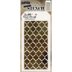 STAMPERS ANONYMOUS TIM HOLTZ LAYERING STENCIL TRELLIS