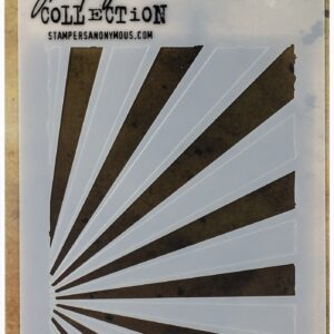 STAMPERS ANONYMOUS TIM HOLTZ LAYER STENCIL SHIFTER RAYS