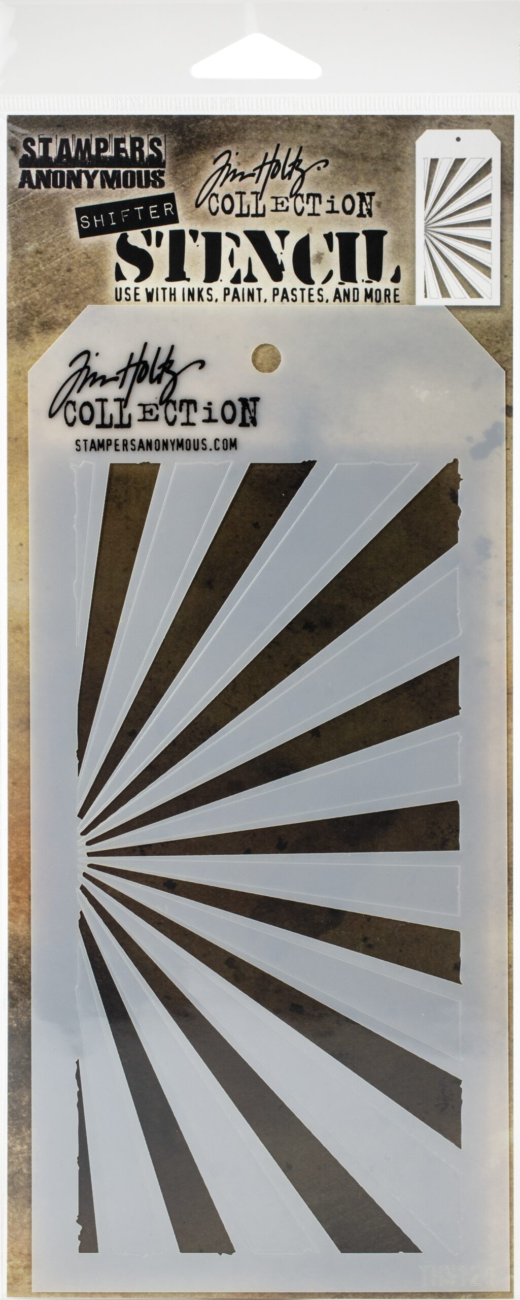 STAMPERS ANONYMOUS TIM HOLTZ LAYER STENCIL SHIFTER RAYS