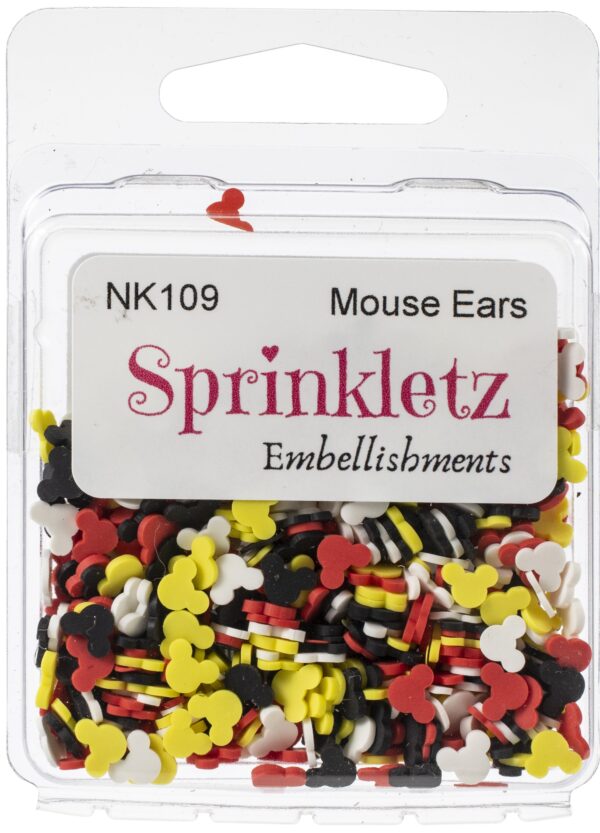 BUTTONS GALORE SPRINKLETZ MOUSE EARS