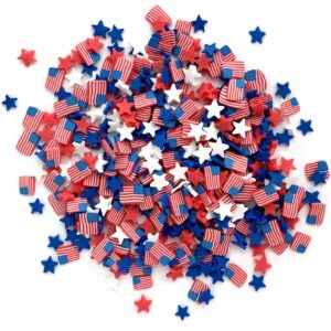 BUTTONS GALORE SPRINKLETZ OLD GLORY