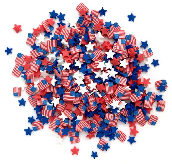 BUTTONS GALORE SPRINKLETZ OLD GLORY