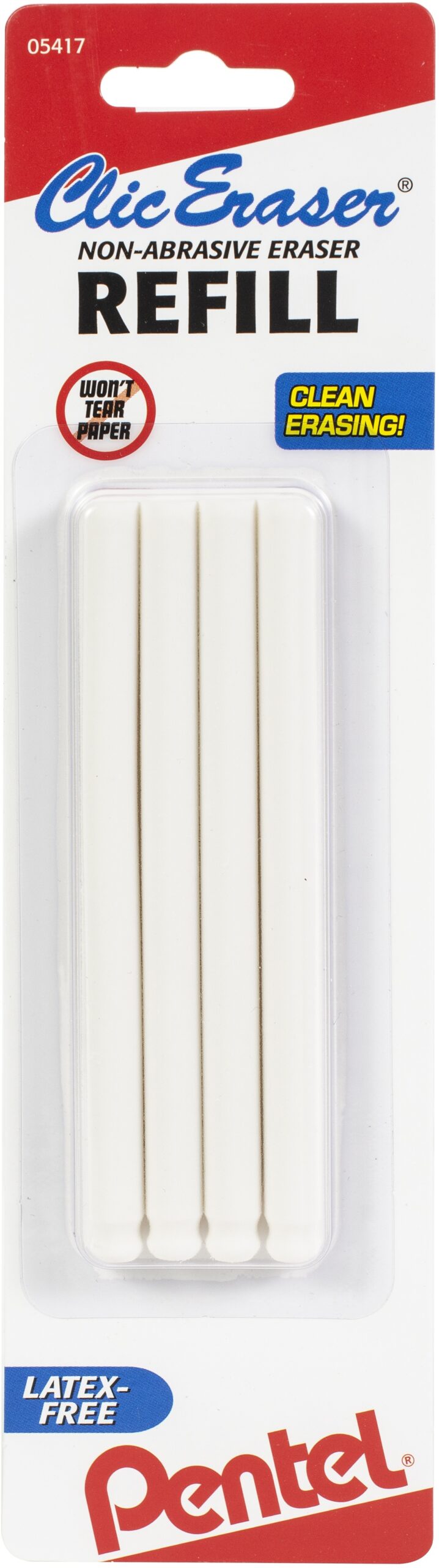 PENTEL CLIC ERASER REFILL 4 PACK