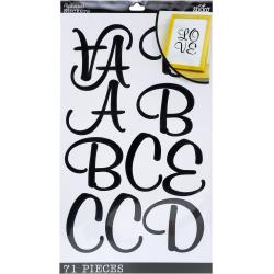 EK STICKO APLHA BLACK SCRIPT POSTER XL