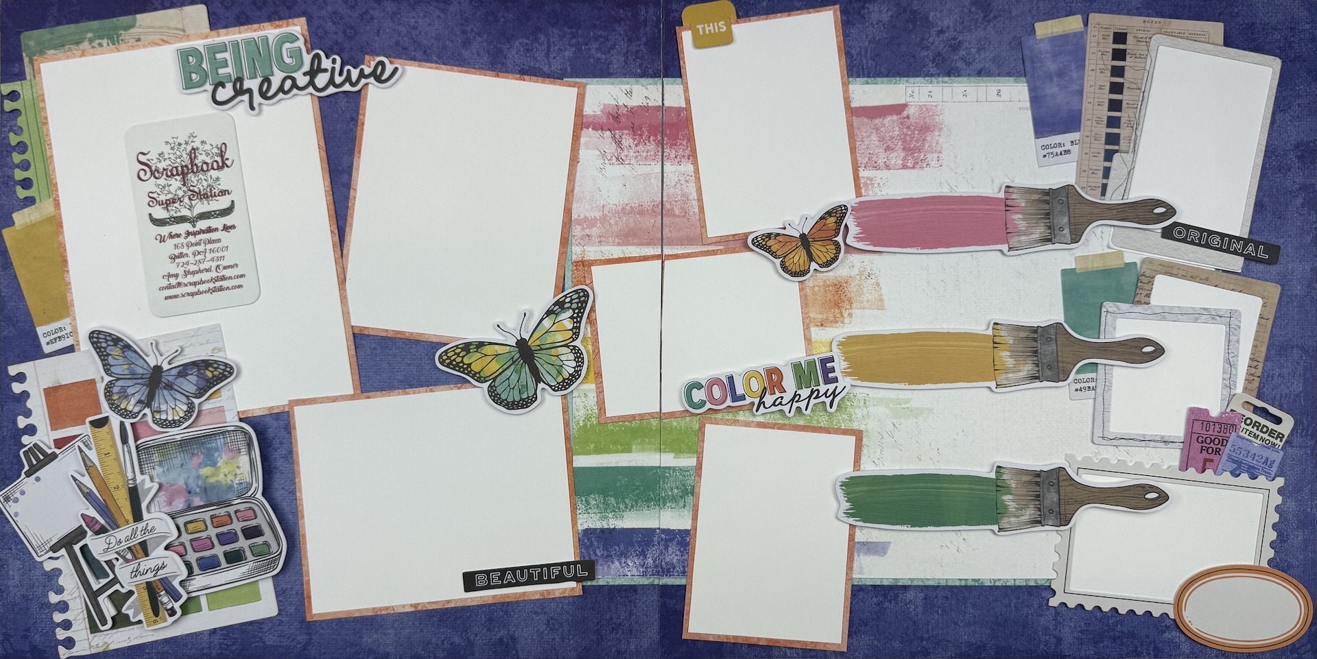 49 & Market Artful Moments Quad Layout Kit 
