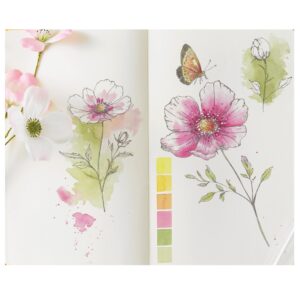 SIZZIX WOLFE STAMPS COSMOS & BUTTERFLIES