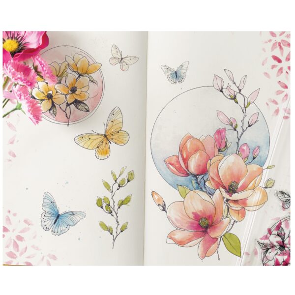 SIZZIX WOLFE STAMPS MAGNOLIA