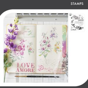 SIZZIX WOLFE STAMPS LOVE LETTERS
