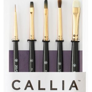 WILLOW WOLFE CALLIA WATERCOLOR BRUSHES ALL MEDIA DETAILS