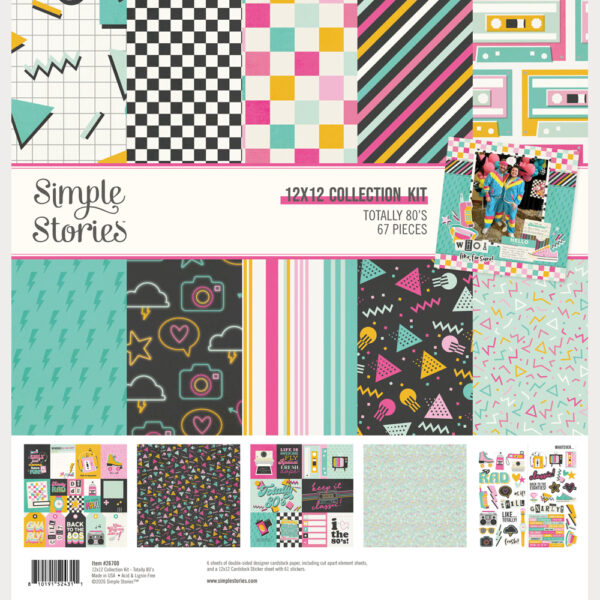 Simple Stories Totally 80'S Collection Kit