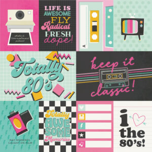 Simple Stories Totally 80'S 12X12 Elements 2