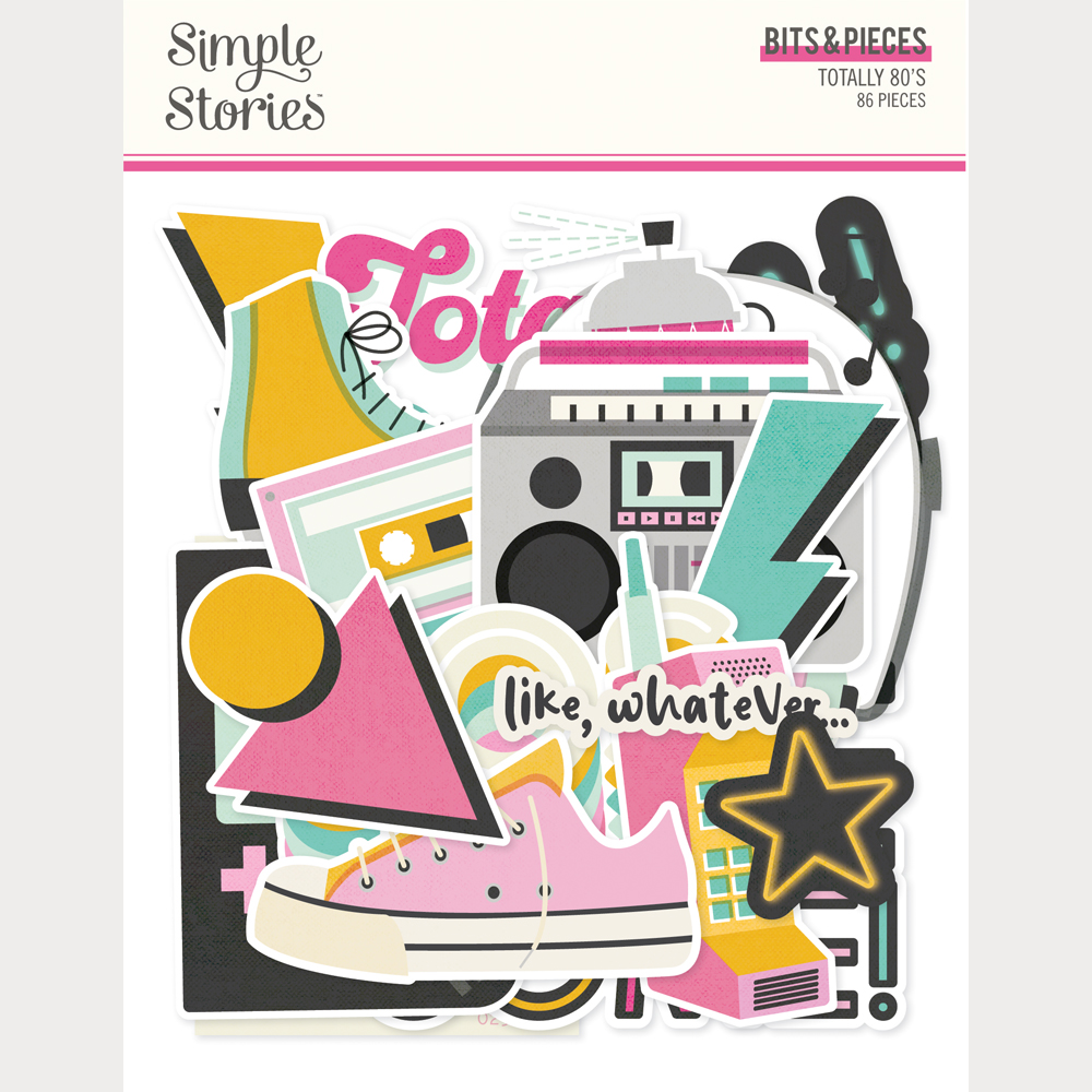 Simple Stories Totally 80'S Bits & Pieces