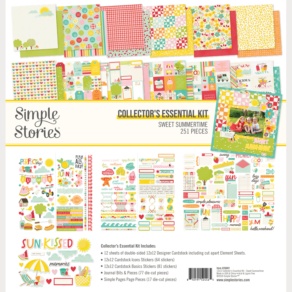 Simple Stories Sweet Summertime Collector's Essential Kit