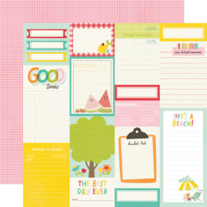 Simple Stories Sweet Summertime 12X12 Journal Elements