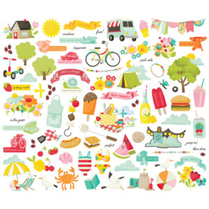 Simple Stories Sweet Summertime Bits & Pieces