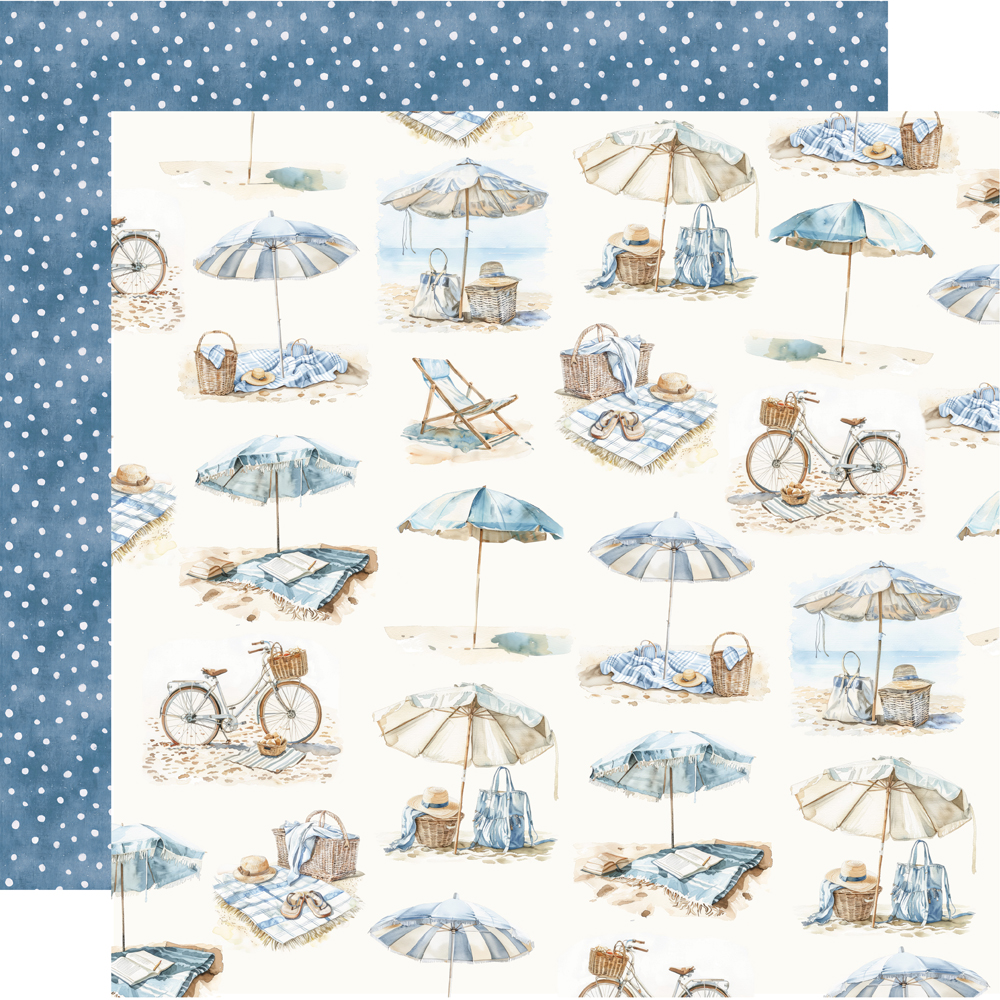 Simple Stories Simple Vintage Sand & Sea 12X12 Shore Is Fun