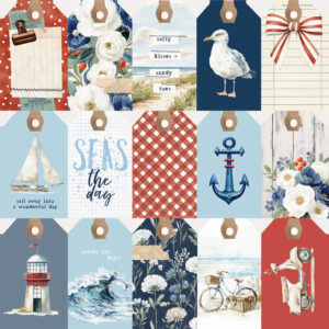 Simple Stories Simple Vintage Sand & Sea 12X12 Tag Elements
