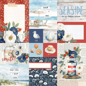 Simple Stories Simple Vintage Sand & Sea 12X12 Combo Elements