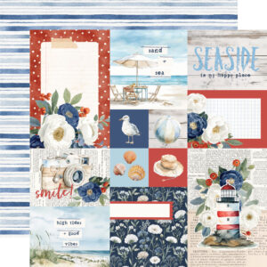 Simple Stories Simple Vintage Sand & Sea 12X12 Combo Elements