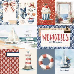 Simple Stories Simple Vintage Sand & Sea 12X12 3X4/4X6 Elements