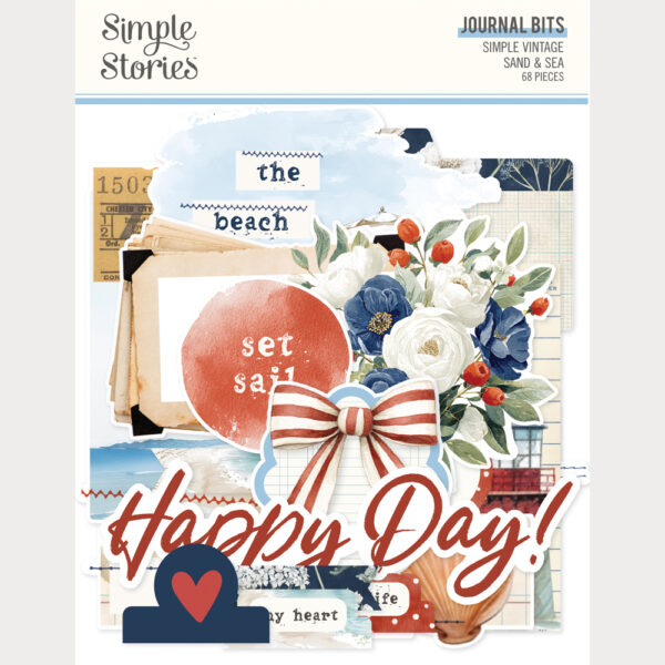 Simple Stories Simple Vintage Sand & Sea Journal Bits & Pieces
